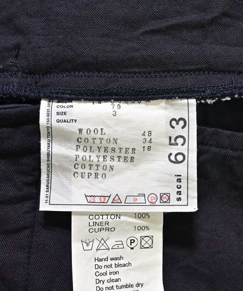 sacai（サカイ）その他 紺 サイズ:3(L位) メンズ/2200692338841