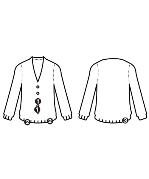sacai（サカイ）カーディガン グレー サイズ:2(M位) メンズ/2200693758648