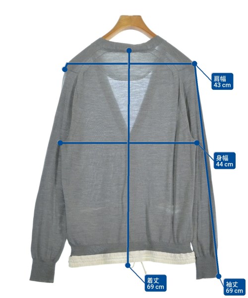 sacai（サカイ）カーディガン グレー サイズ:2(M位) メンズ/2200693758648