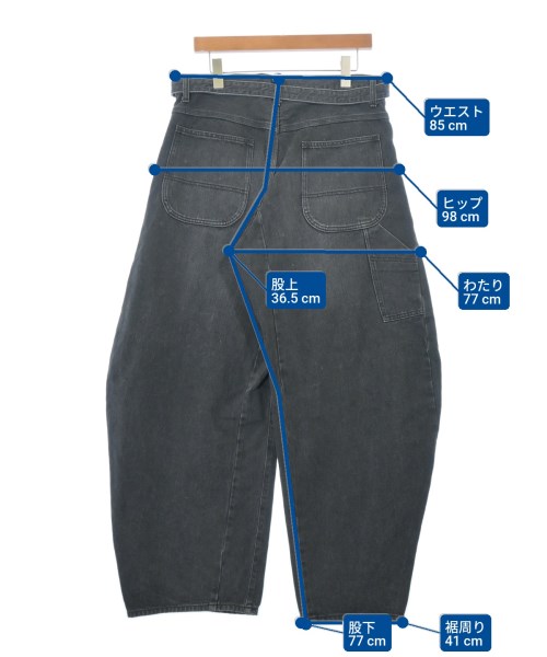sacai（サカイ）デニムパンツ 黒 サイズ:3(L位) メンズ/2200695822026
