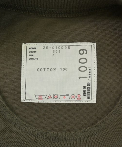 sacai（サカイ）Tシャツ・カットソー 茶 サイズ:4(XL位) メンズ/2200695822163