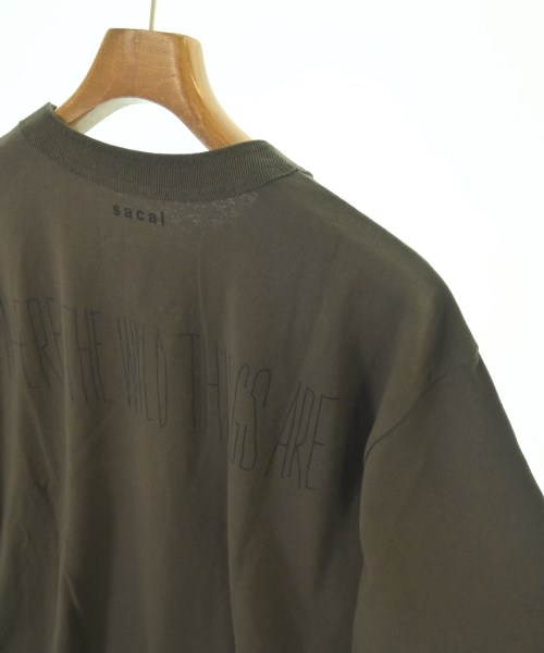 sacai（サカイ）Tシャツ・カットソー 茶 サイズ:4(XL位) メンズ/2200695822163