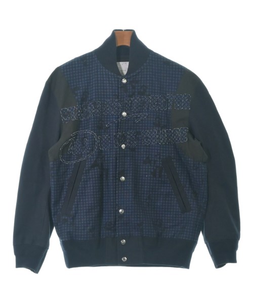 sacai(サカイ)スタジャン 紺 サイズ:1(S位)/2200690340013