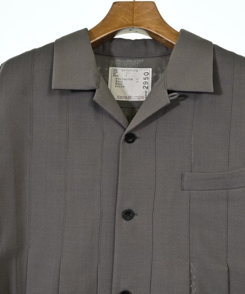 sacai（サカイ）カジュアルシャツ グレー サイズ:4(XL位) メンズ/2200693341024