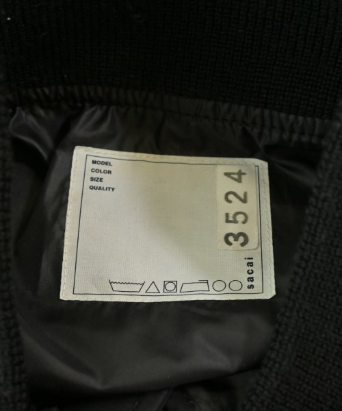 sacai（サカイ）ミリタリーブルゾン 黒 サイズ:F メンズ/2200697255020