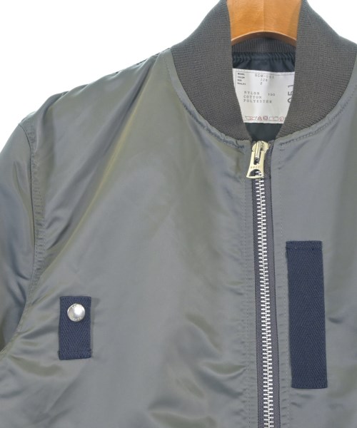 sacai（サカイ）ミリタリーブルゾン グレー サイズ:2(M位) メンズ/2200697415011
