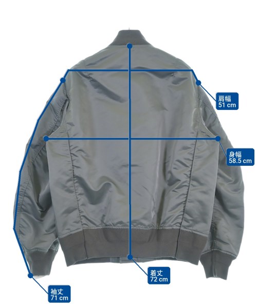 sacai（サカイ）ミリタリーブルゾン グレー サイズ:2(M位) メンズ/2200697415011