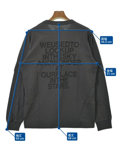 sacai（サカイ）Tシャツ・カットソー グレー サイズ:2(M位) メンズ/2200694276080