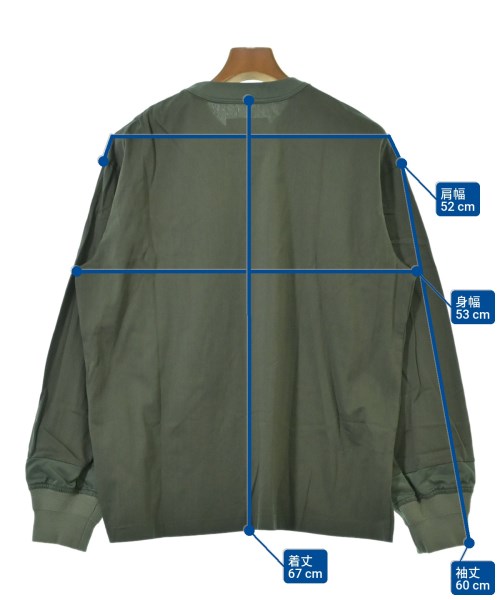 sacai（サカイ）Tシャツ・カットソー カーキ サイズ:2(M位) メンズ/2200694276097