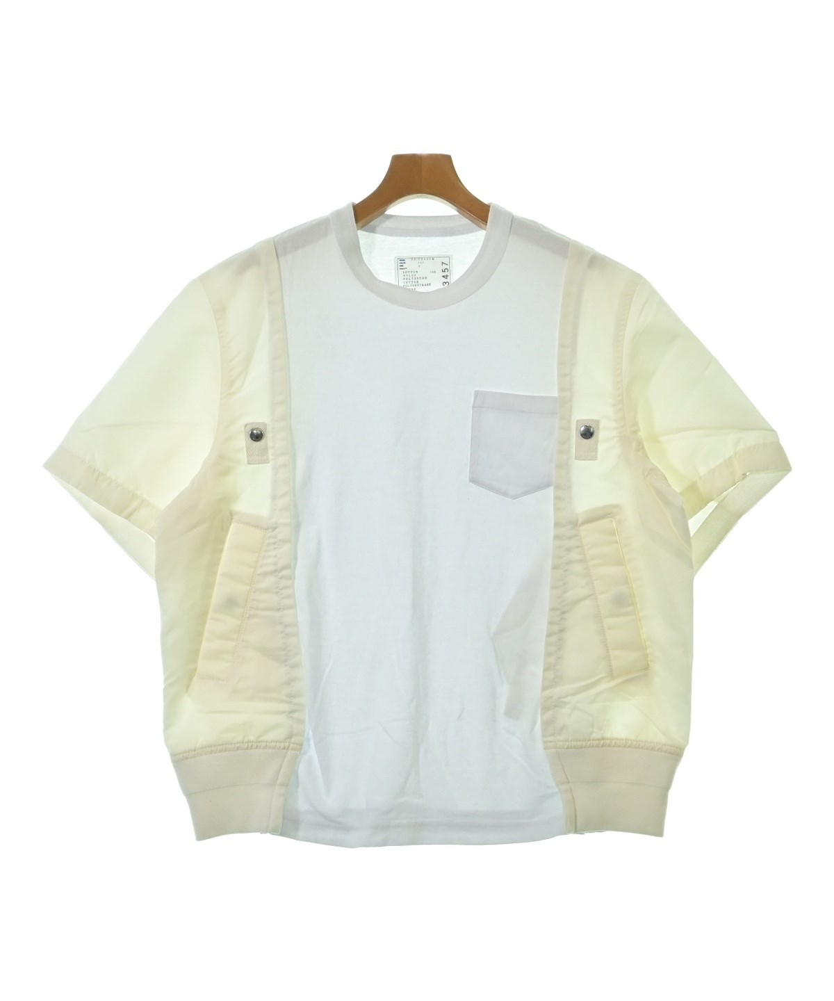 sacai（サカイ）Tシャツ・カットソー 白 サイズ:2(M位) メンズ