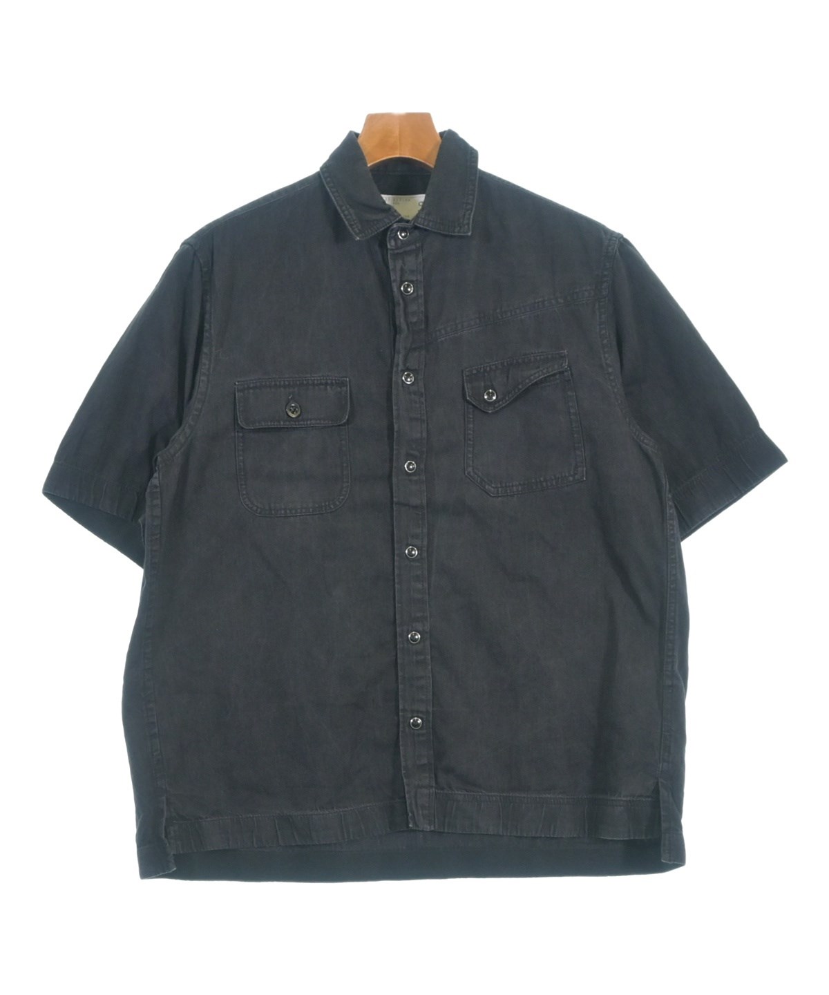 sacai サカイ カジュアルシャツ 1(S位) 黒(ドット) sacai（サカイ）カジュアルシャツ 黒 サイズ:1(S位) メンズ