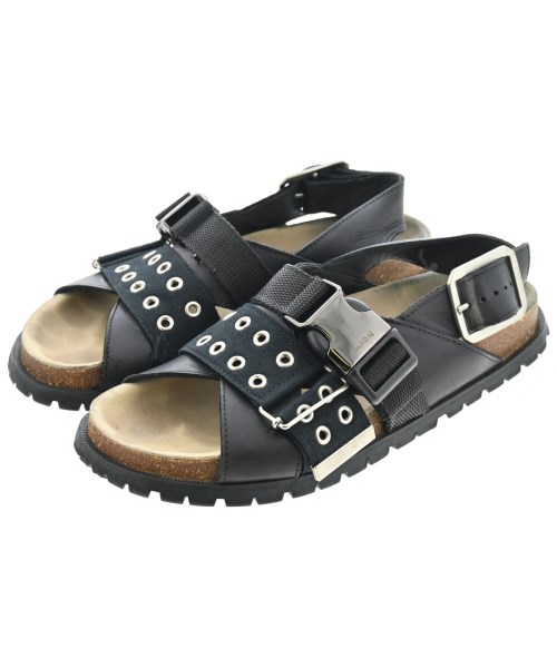sacai(サカイ)サンダル 黒 サイズ:EU38(24.5cm位)/2200698194045