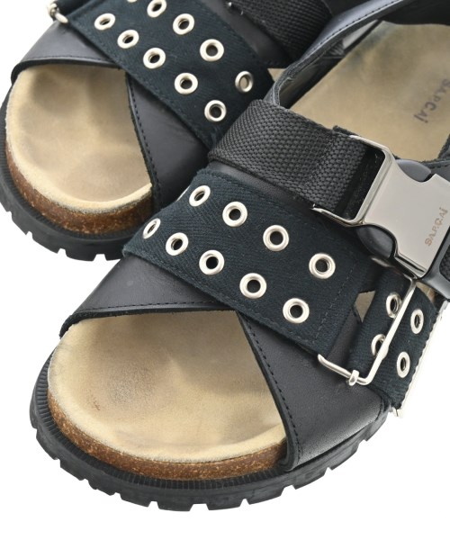 sacai（サカイ）サンダル 黒 サイズ:EU38(24.5cm位) レディース/2200698194045