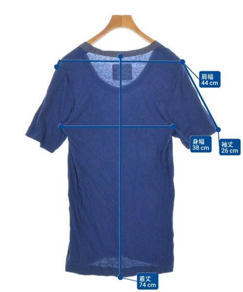sacai（サカイ）Tシャツ・カットソー 青 サイズ:3(L位) メンズ/2200696809590