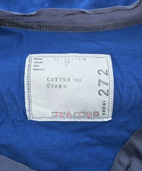 sacai（サカイ）Tシャツ・カットソー 青 サイズ:3(L位) メンズ/2200696809712