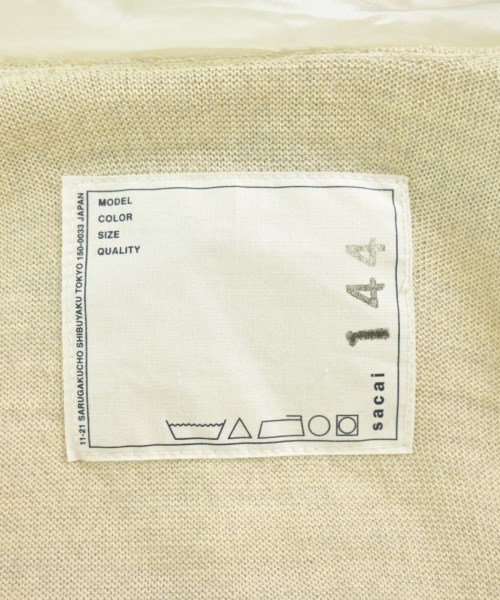 sacai（サカイ）カーディガン ベージュ サイズ:-(XS位) メンズ/2200697936196