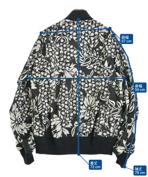 sacai（サカイ）ミリタリーブルゾン 黒 サイズ:1(S位) メンズ/2200698798021