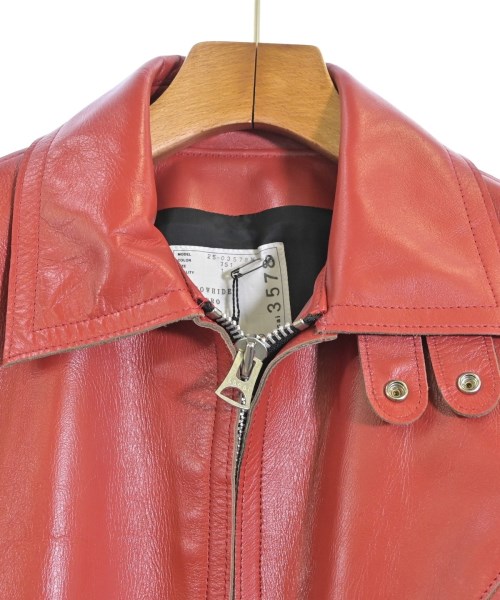 sacai（サカイ）ライダース 赤 サイズ:1(S位) メンズ/2200698798045