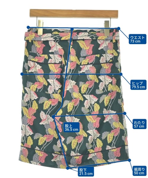 sacai（サカイ）ショートパンツ 緑 サイズ:0(XS位) メンズ/2200698798052