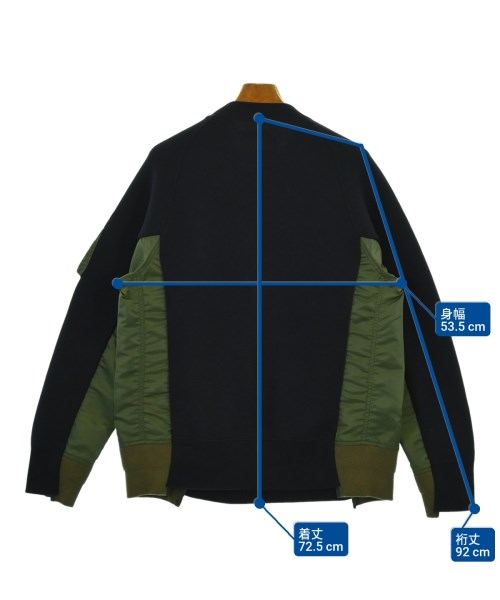 sacai（サカイ）スウェット 紺 サイズ:1(S位) メンズ/2200698167049