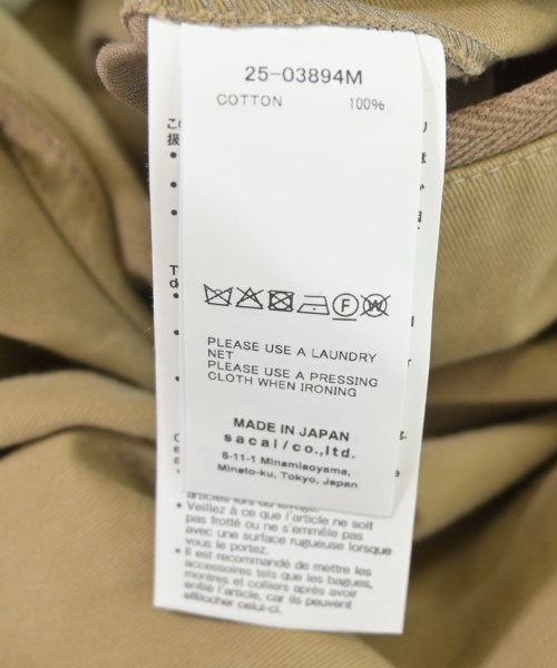 sacai（サカイ）その他 ベージュ サイズ:1(S位) メンズ/2200698167261