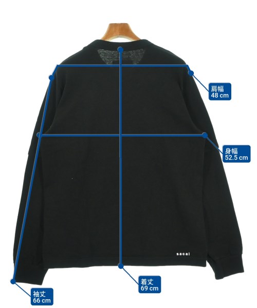 sacai（サカイ）Tシャツ・カットソー 黒 サイズ:3(L位) メンズ/2200699103053