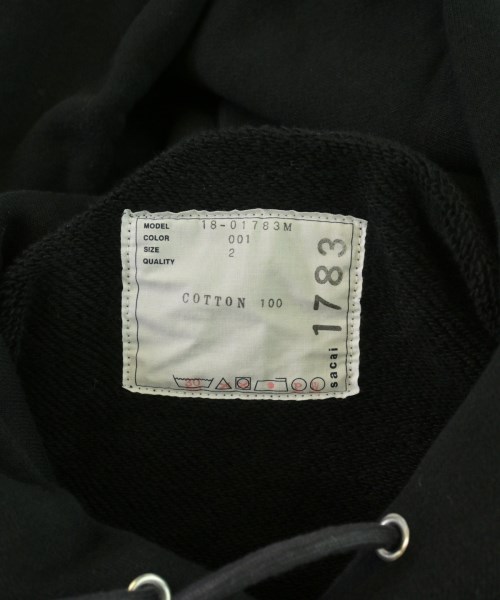 sacai（サカイ）パーカー 黒 サイズ:2(M位) メンズ/2200699187114