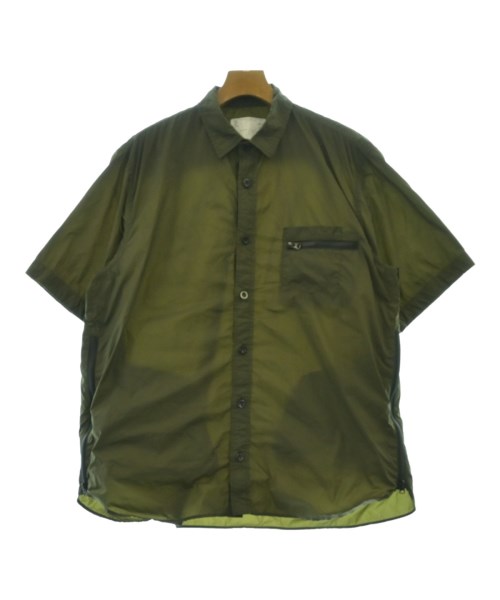 sacai(サカイ)カジュアルシャツ カーキ サイズ:4(XL位)/2200699981040
