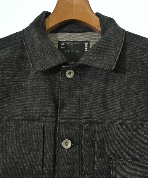 sacai（サカイ）デニムジャケット 黒 サイズ:2(M位) メンズ/2200701332037