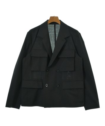 sacai テーラードジャケット 25-03743M sacai（サカイ）テーラードジャケット 黒 サイズ:1(S位) メンズ