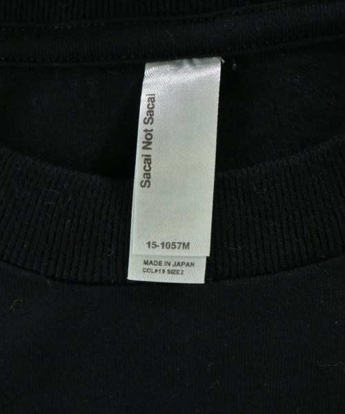 sacai（サカイ）Tシャツ・カットソー 黒 サイズ:2(M位) メンズ/2200701822033