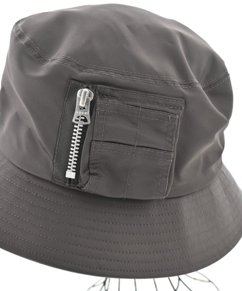 sacai（サカイ）ハット 茶 サイズ:3 メンズ/2200655552017