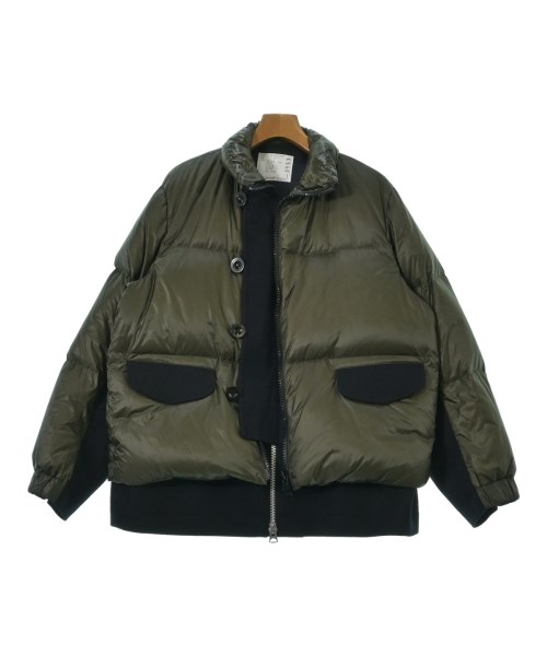 sacai（サカイ）ダウンジャケット/ダウンベスト カーキ サイズ:1(S位) メンズ/2200650400016