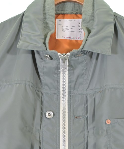 sacai（サカイ）ミリタリーブルゾン カーキ サイズ:4(XL位) メンズ/2200655863014
