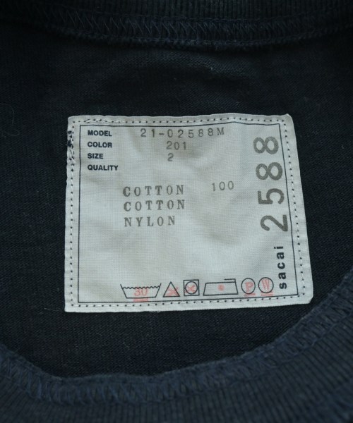 sacai（サカイ）Tシャツ・カットソー 紺 サイズ:2(M位) メンズ/2200645191066