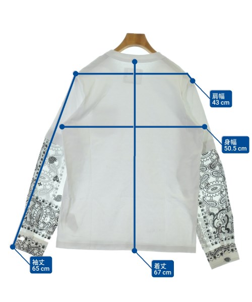 sacai（サカイ）Tシャツ・カットソー 白 サイズ:1(S位) メンズ/2200645191073