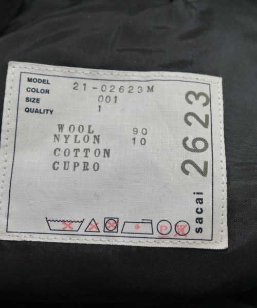 sacai（サカイ）その他 黒 サイズ:1(S位) メンズ/2200657121037
