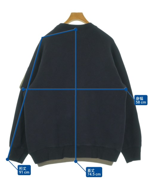 sacai（サカイ）スウェット 紺 サイズ:3(L位) メンズ/2200657298029