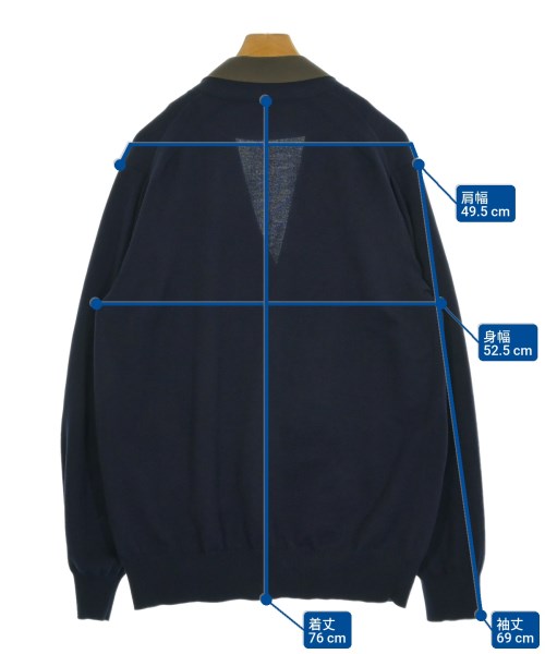 sacai（サカイ）カジュアルジャケット 紺 サイズ:3(L位) メンズ/2200657374037