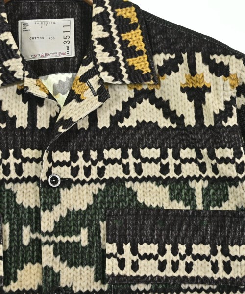 sacai（サカイ）カジュアルシャツ グレー サイズ:2(M位) メンズ/2200657948023