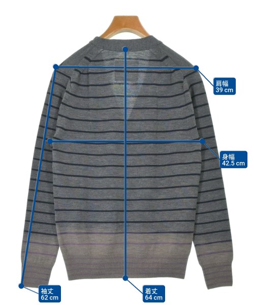 sacai（サカイ）カーディガン グレー サイズ:1(S位) メンズ/2200660286068