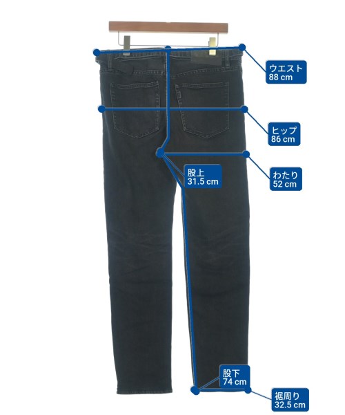 sacai（サカイ）デニムパンツ 黒 サイズ:3(L位) メンズ/2200659155252