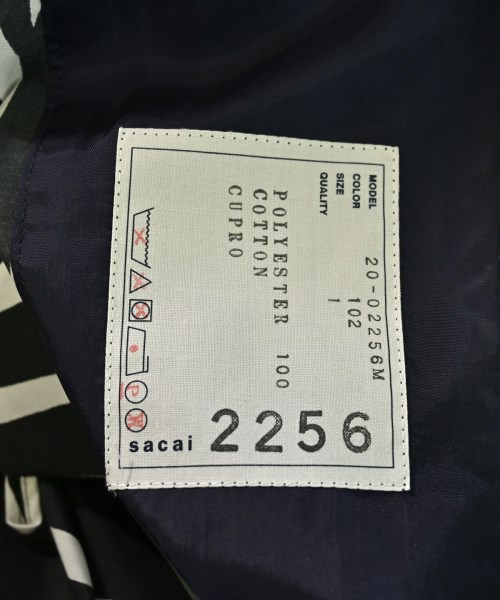 sacai（サカイ）カジュアルシャツ 黒 サイズ:1(S位) メンズ/2200661242018