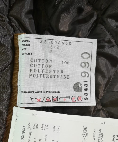 sacai（サカイ）ブルゾン 茶 サイズ:2(M位) メンズ/2200661340011