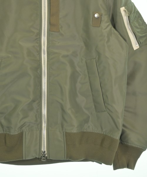 sacai（サカイ）ミリタリーブルゾン カーキ サイズ:4(XL位) メンズ/2200661340035