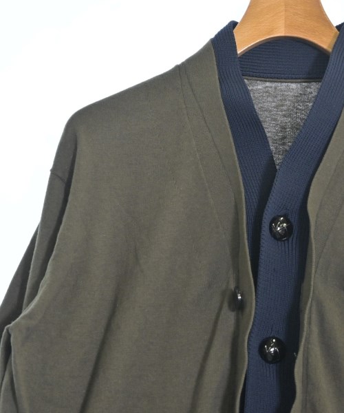 sacai（サカイ）カーディガン カーキ サイズ:4(XL位) メンズ/2200661928110