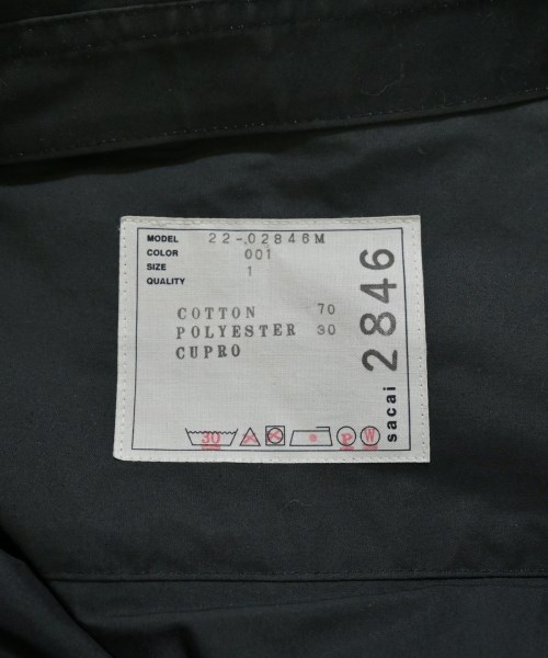 sacai（サカイ）カジュアルシャツ グレー サイズ:1(S位) メンズ/2200661977033