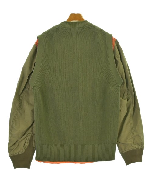sacai（サカイ）ニット・セーター カーキ サイズ:3(L位) メンズ/2200662002017
