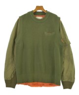 sacai（サカイ）ニット・セーター カーキ サイズ:3(L位) メンズ/2200662002017