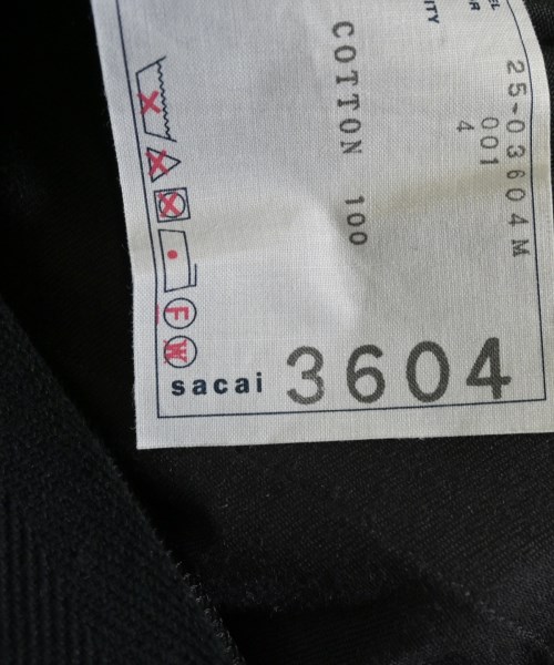 sacai（サカイ）その他 黒 サイズ:4(XL位) メンズ/2200662217015